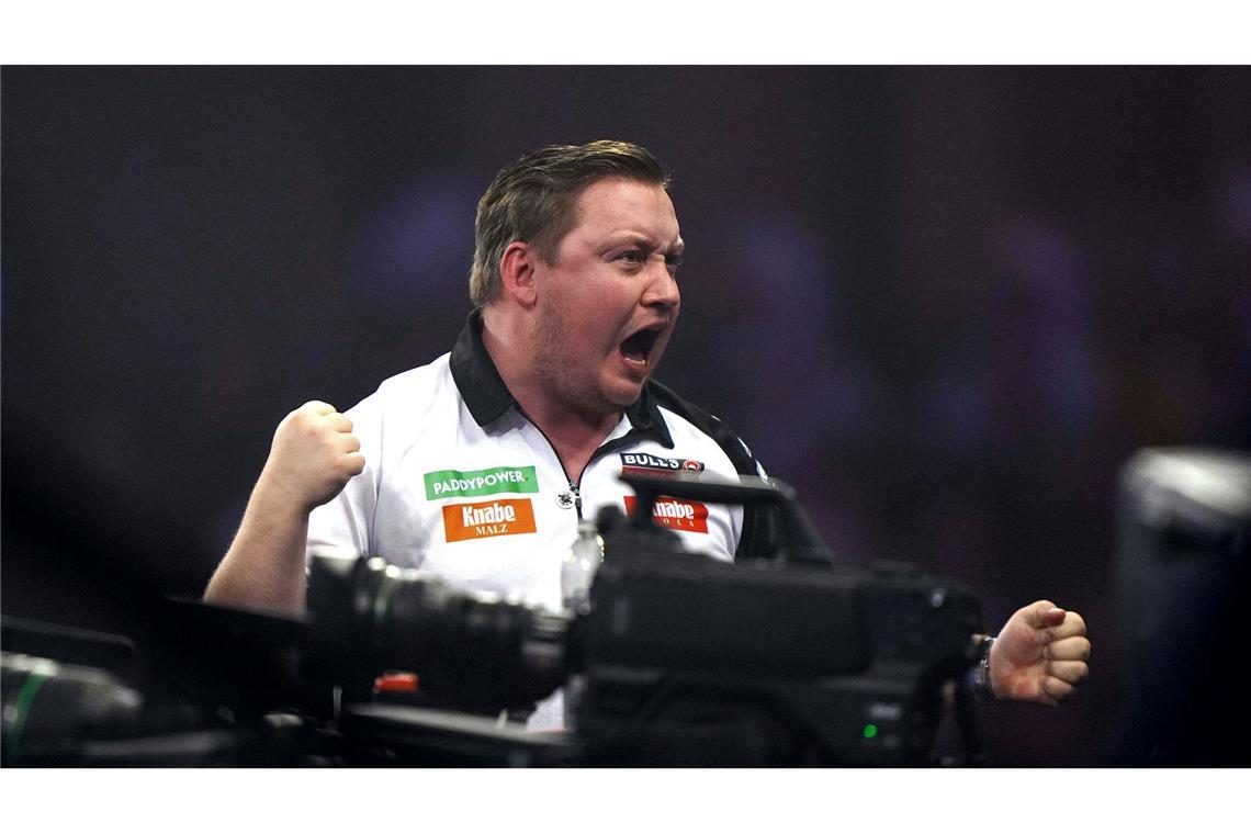 Martin Schindler trifft nun auf Ryan Searle. (Archivbild)