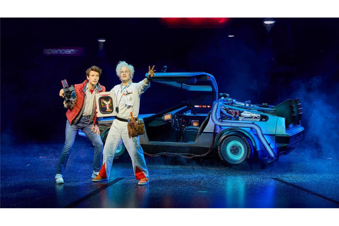 Marty McFly und Doc Brown gehen jetzt in Hamburg auf Zeitreise.