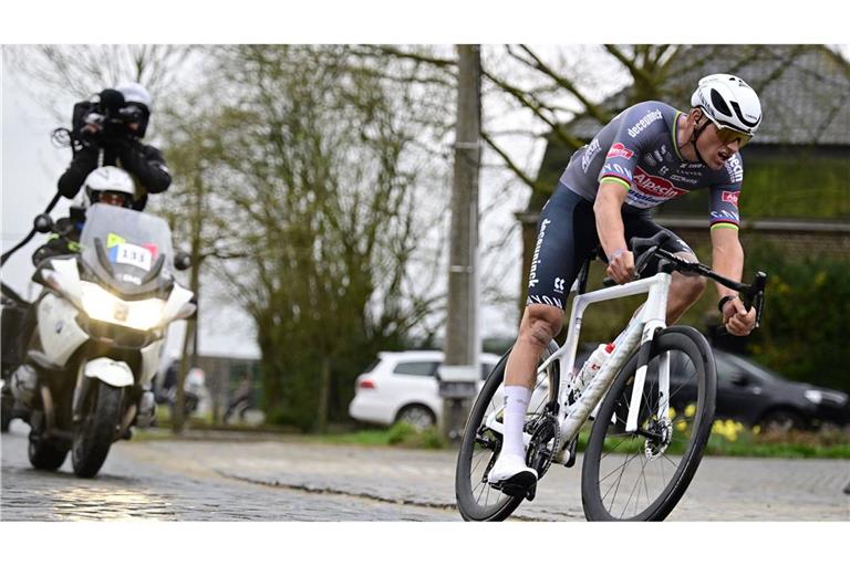 Mathieu van der Poel gewann am Sonntag Paris-Roubaix.