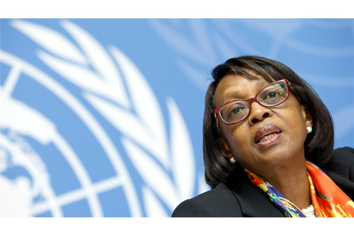 "Krankheit X": WHO schickt Experten in den Kongo Matshidiso Moeti, die Afrika-Regionaldirektorin der Weltgesundheitsorganisation WHO (Archivbild)