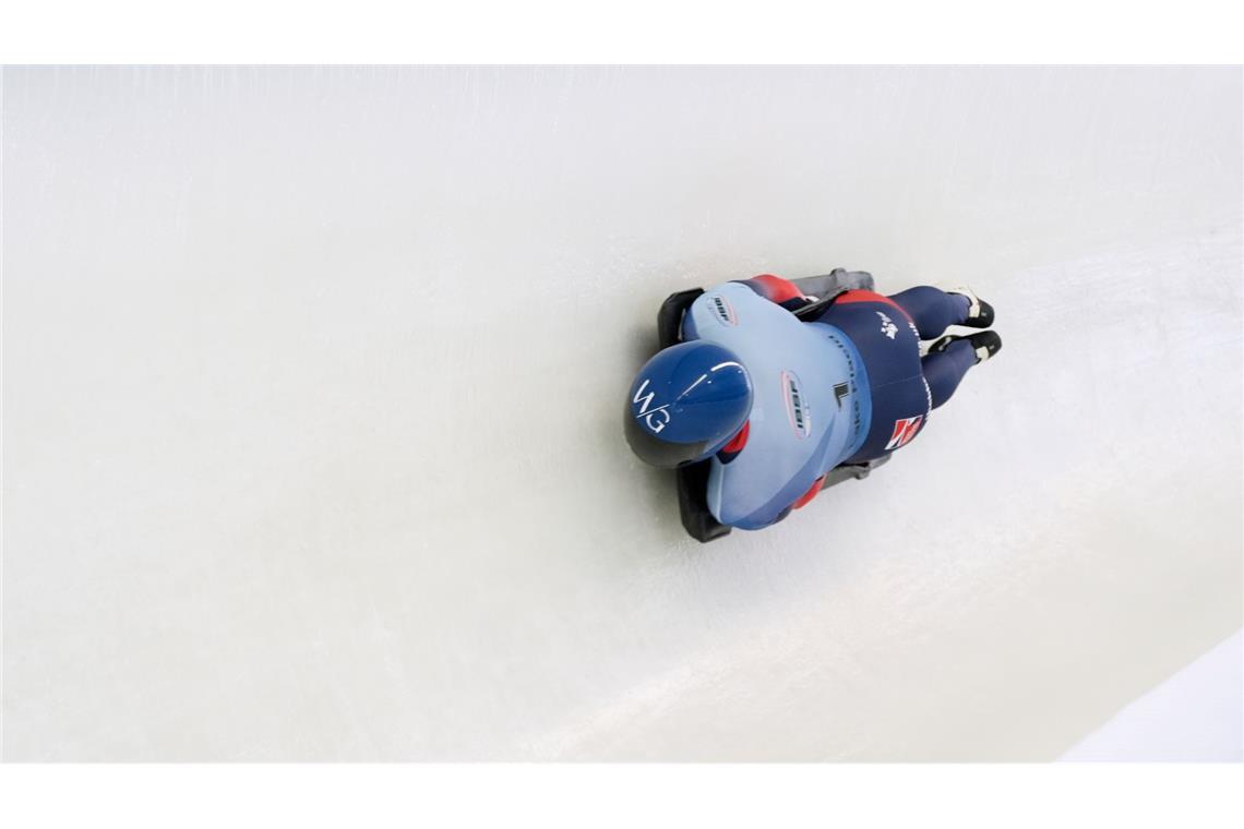 Jungk holt WM-Bronze im Skeleton: "Fühlt sich an wie Gold" Matt Weston aus Großbritannien fuhr im dritten von vier WM-Läufen Bahnrekord.