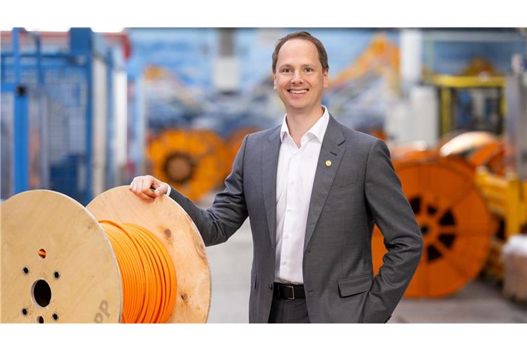 Matthias Lapp, Chef der Stuttgarter Lapp Gruppe, setzt auf weitere Expansion.