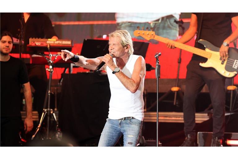 Matthias Reim auf dem Burgfest in Esslingern. (Archivbild)