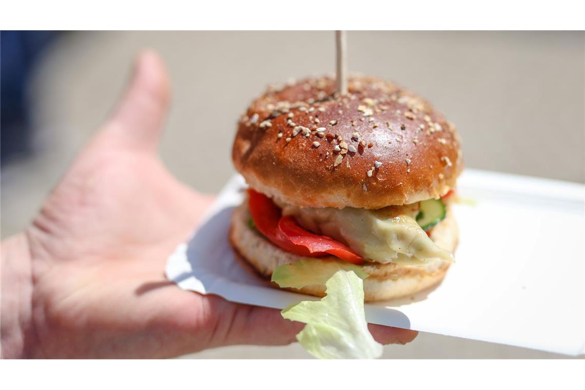 "Maultaschen-Fäschdival" in Metzingen Maultaschen gibt's auch als Burger.