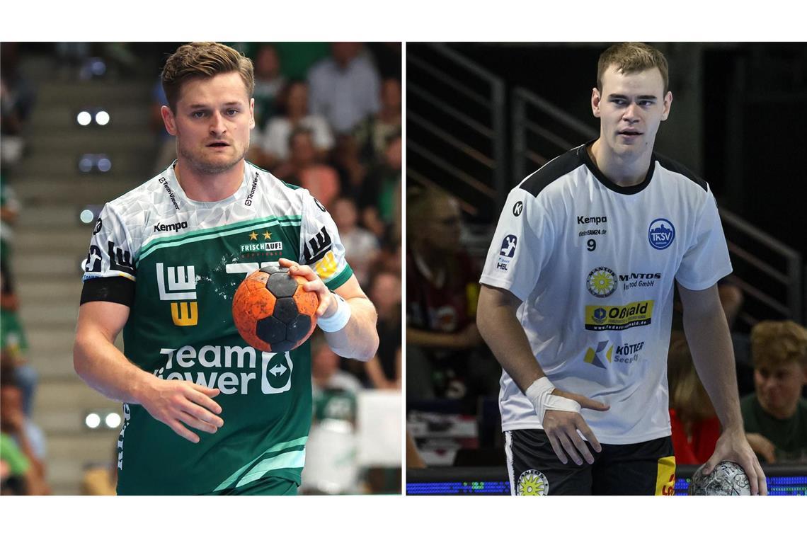 Max Beneke (re.) ersetzt bei Frisch Auf David Schmidt.