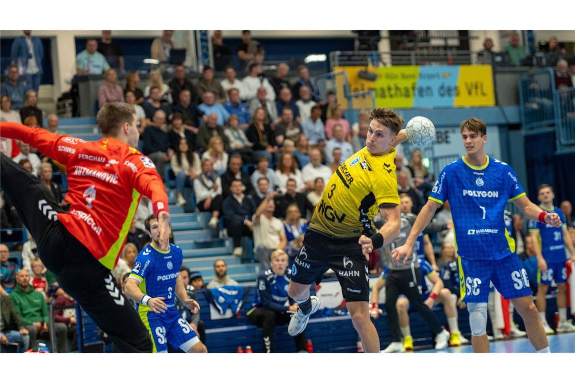 45 starke Minuten reichen nicht – TVB Stuttgart verliert in Gummersbach Max Häfner spielte stark, ließ aber in der Endphase auch gute Chancen liegen.