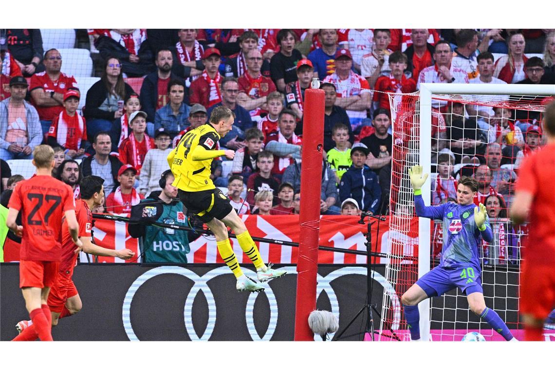 Kein Münchner Wunder-"Gelaber" nach wildem Klassiker Maxi Beier köpfte zur BVB-Führung ein.