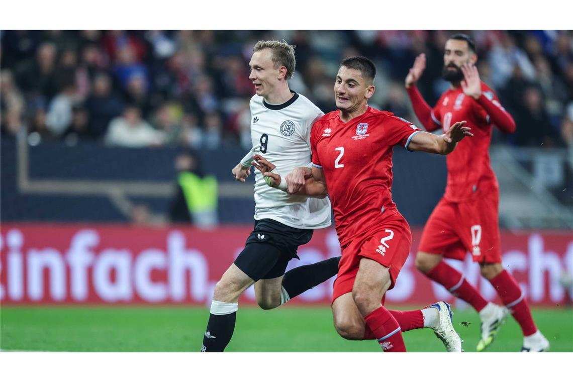 Gnabry und Kimmich überragen beim 4:0 gegen Luxemburg Maximilian Beier (Note 3): An alter Wirkungsstätte kam der ehemalige Hoffenheimer nach 68 Minuten für Gnabry ins Spiel – und legte einen eher unauffälligen Auftritt hin.