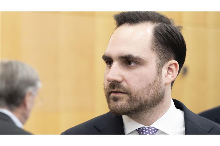 Maximilian Mörseburg (CDU) hat den Wahlkreis Stuttgart II gewonnen, schafft es aber nicht in den Bundestag.