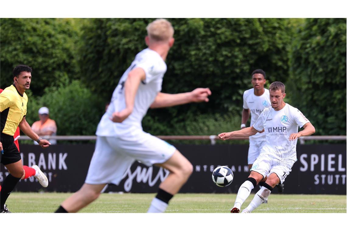 Maximilian Zaiser ordnete das Spiel von der Sechser-Position aus.