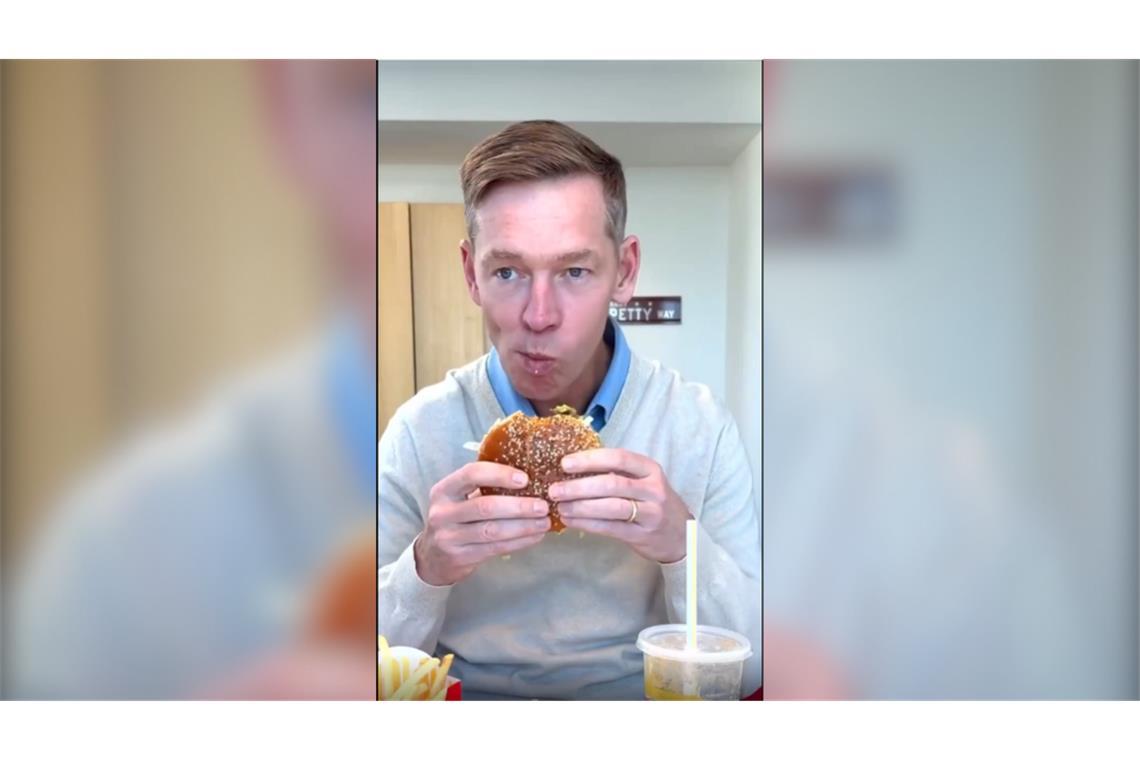 McDonalds-Chef Chris Kempczinski sorgt mit einem viralen Video für Häme.