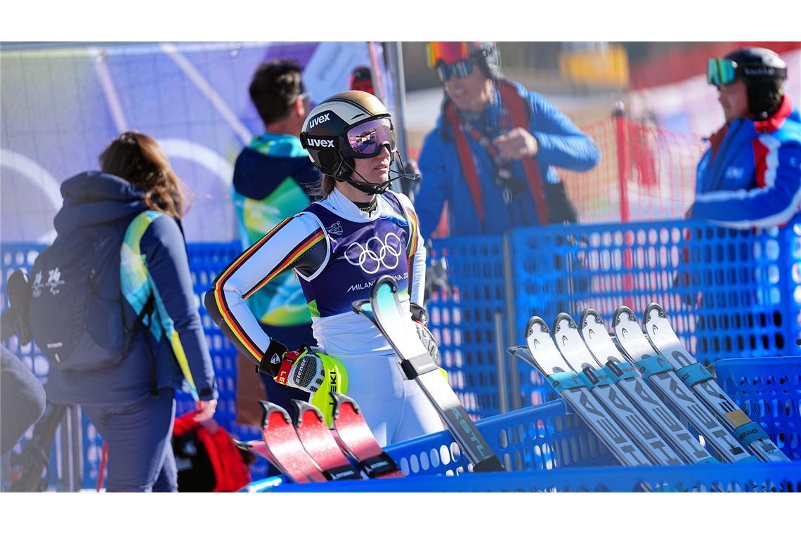 Medaillen-Traum geplatzt: Lena Dürr war sichtlich enttäuscht.