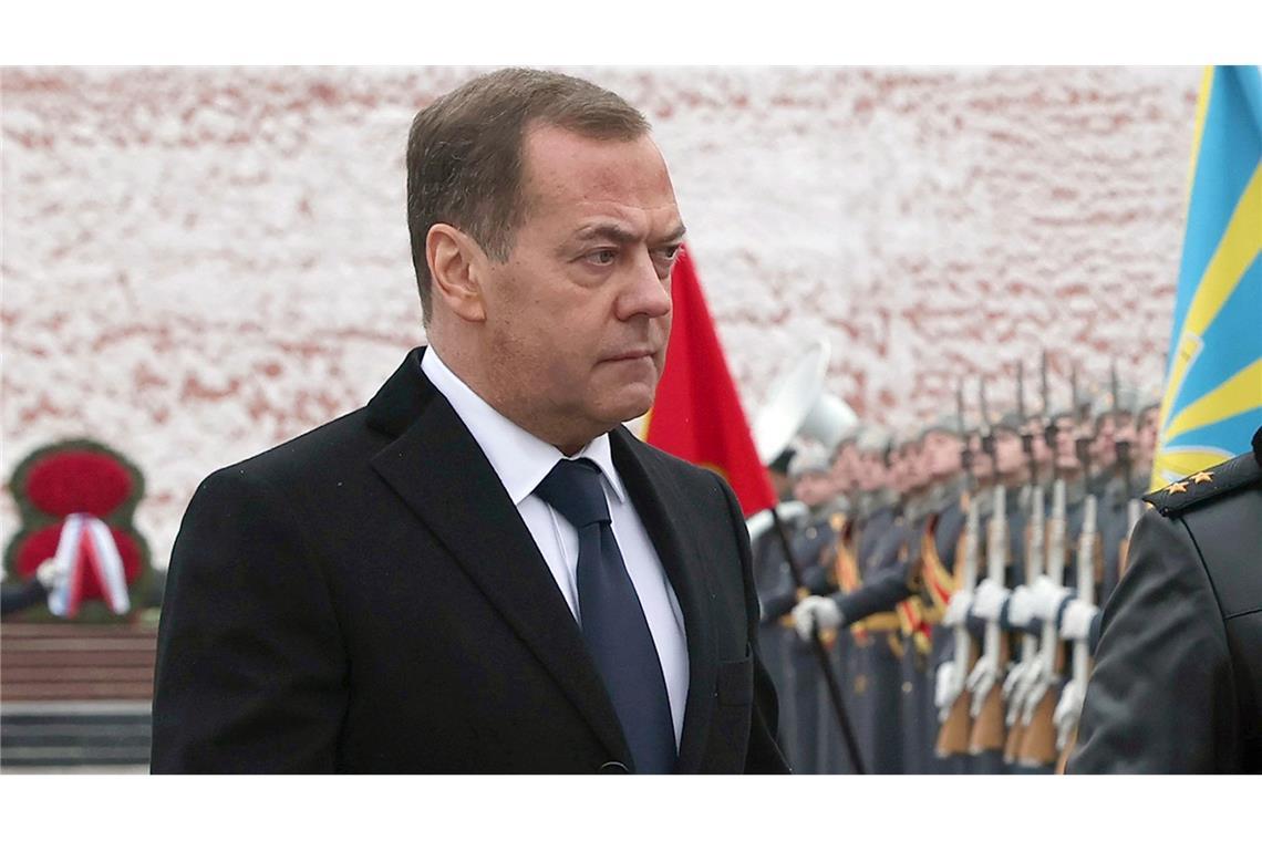Ex-Kremlchef droht mit Krieg gegen Nato Medwedew droht der Nato mit Krieg. (Archivbild)