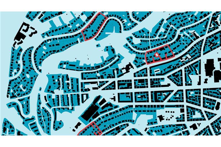 Mehr als 2 Millionen Wohngrundstücke wurden analysiert – hier ein Kartenausschnitt aus dem Stuttgarter Westen.