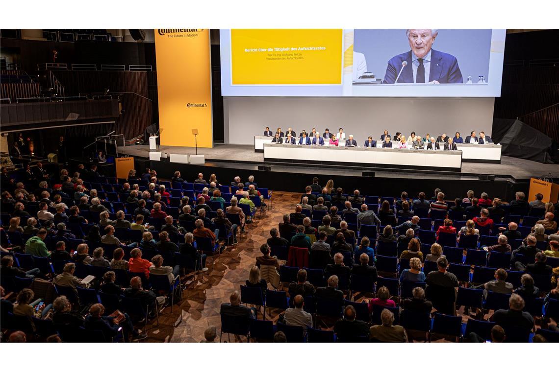 Wie Continental "neue Kräfte freisetzen" will Mehr als 400 Aktionärinnen und Aktionäre kamen für die Hauptversammlung nach Hannover.