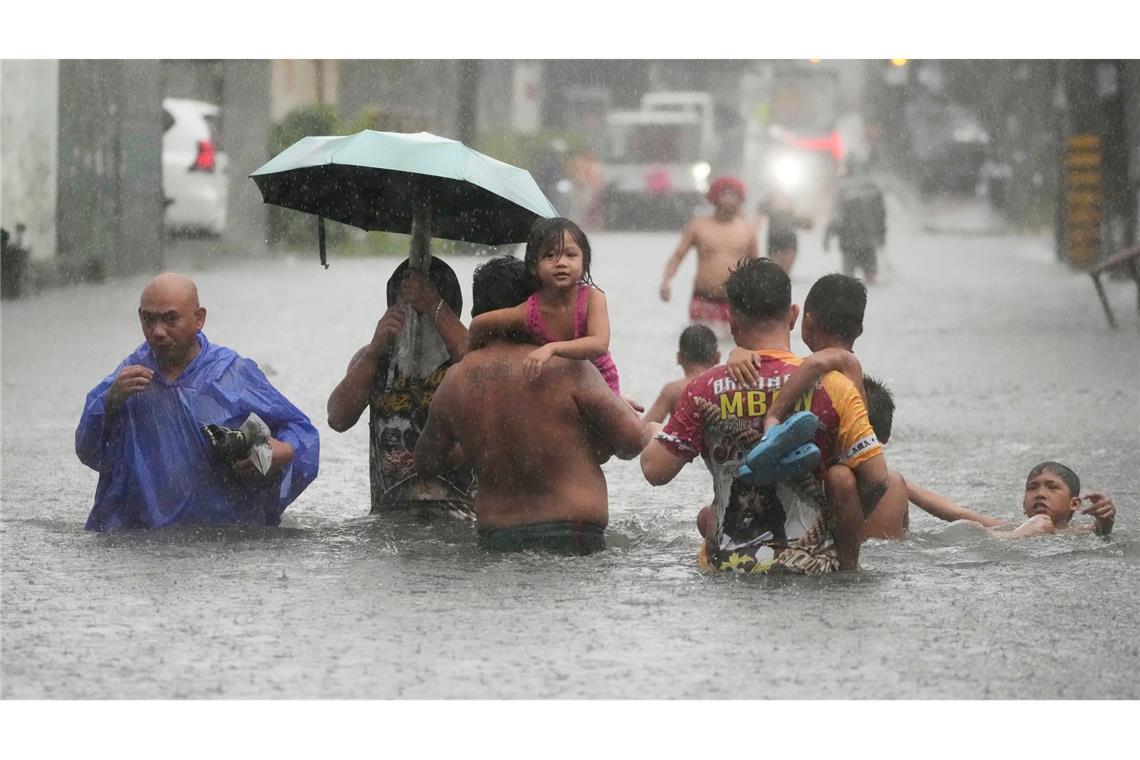 Mehr als eine Million Menschen sind von den Überschwemmungen auf den Philippinen betroffen.