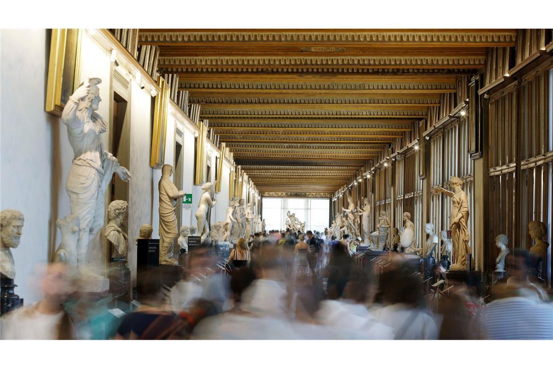 Mehr als fünf Millionen Besucher kommen jedes Jahr in die Uffizien.