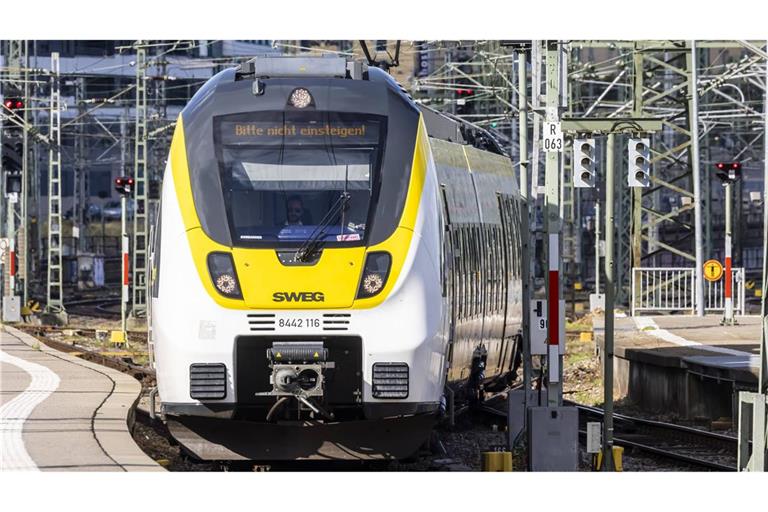 Mehrere MEX-Linien sind in den kommenden Wochen eingeschränkt – und fahren nicht zum Stuttgarter Hauptbahnhof.