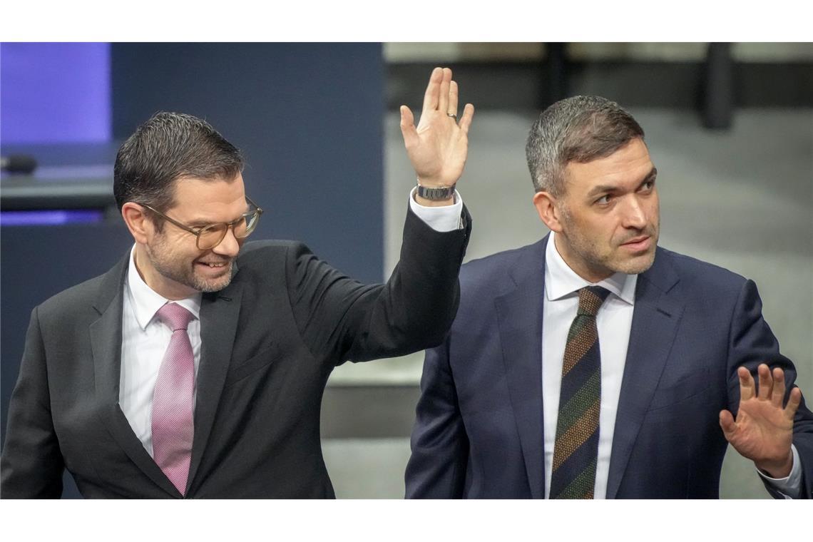 Bundesverfassungsgericht: Bundestag für Grundgesetzänderung Mehrere Rednerinnen und Redner dankten dem früheren Bundesjustizminister Marco Buschmann (FDP), der die nicht-öffentlichen Verhandlungen zu dem Gesetzentwurf moderiert hatte.