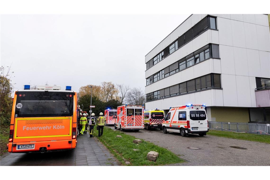 Mehrere Schüler wurden vorsorglich ins Krankenhaus gebracht.