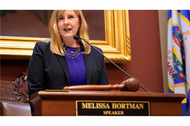 Melissa Hortman saß als demokratische Abgeordnete im Parlament vom US-Bundesstaat Minnesota.
