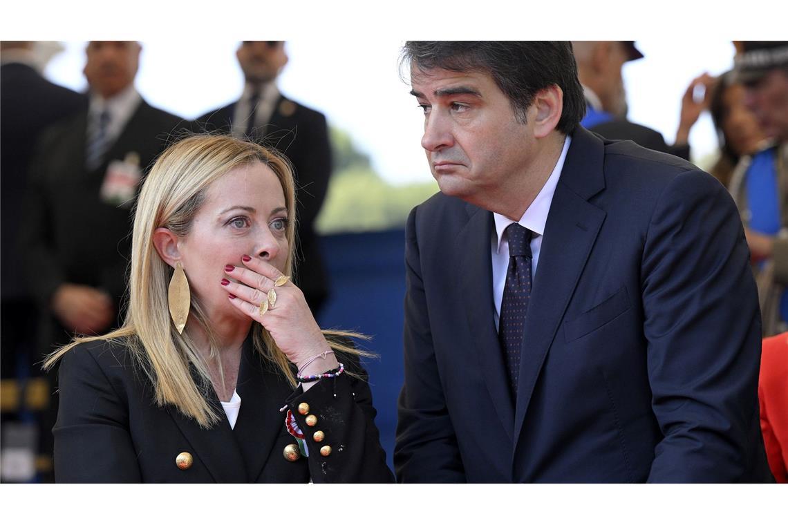 EU-Parlament gibt grünes Licht für von der Leyens Kommission Melonis Vertrauter Fitto sorgte für hitzige Diskussionen. (Archivbild)
