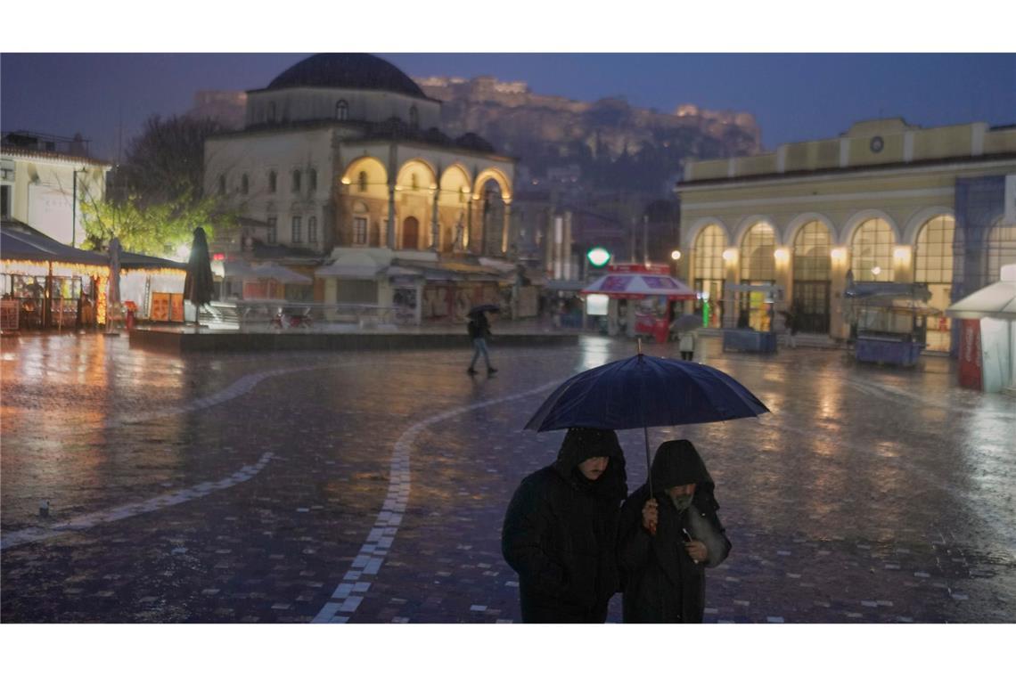 Menschen wurden aufgerufen, möglichst zu Hause zu bleiben.