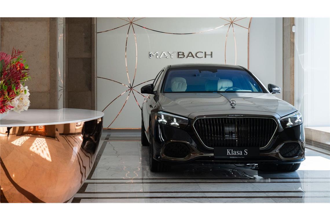 Mercedes Klasa S - die Maybach-Variante der S-Klasse im Atelier in Warschau.