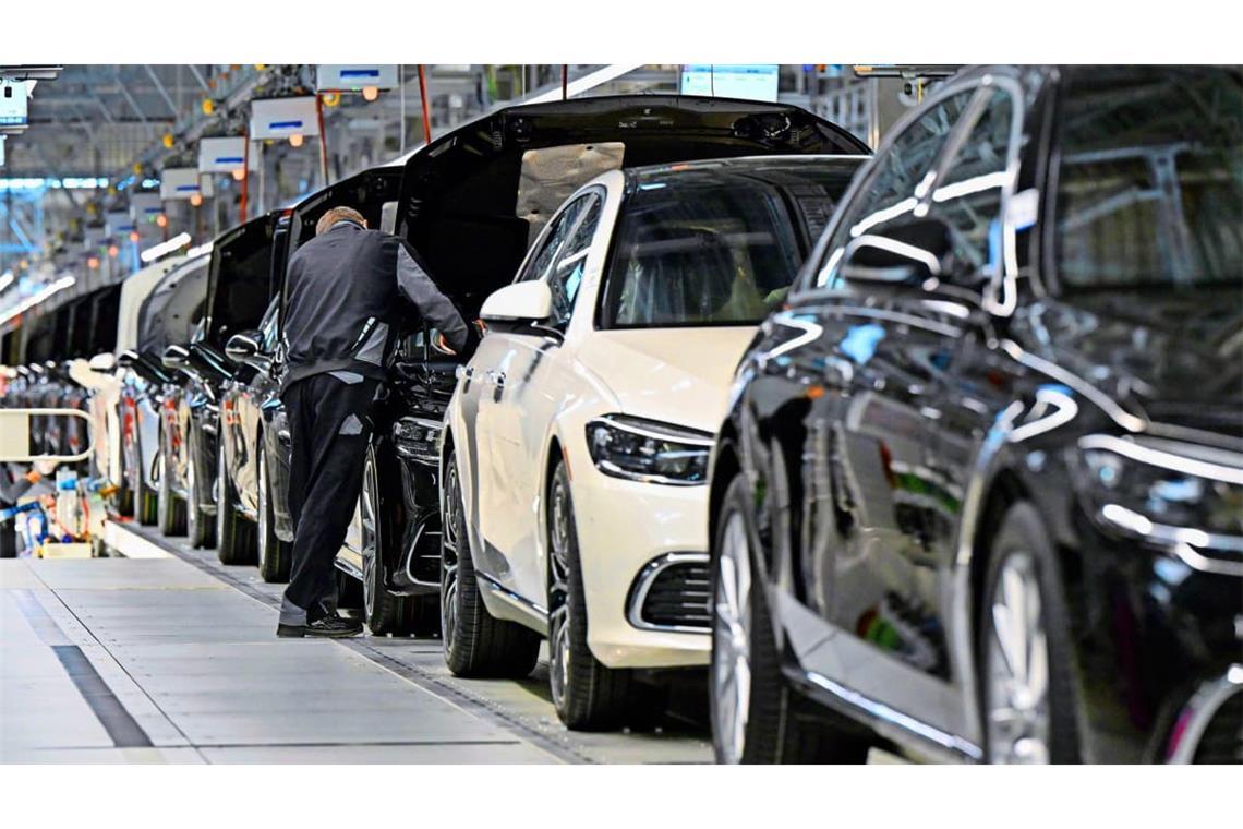 Merecdes-Benz-Werk in Sindelfingen:&nbsp; Die deutliche Mehrheit der Baden-Württemberger gehen davon aus, dass die Autoindustrie ihre Bedeutung verlieren wird.