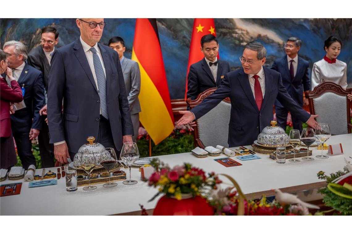 Merz erstmals in China