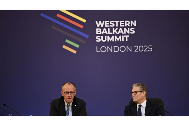 Merz konkretisierte seinen Aussagen bei einer Pressekonferenz in London.