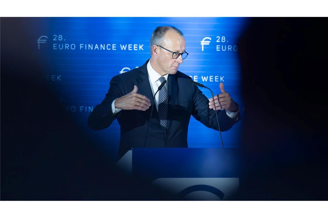 Merz plädiert für einen vertieften Kapitalmarkt in Europa