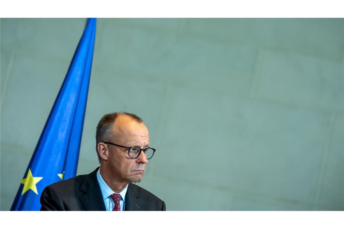 Merz sieht die Koalition geeint.