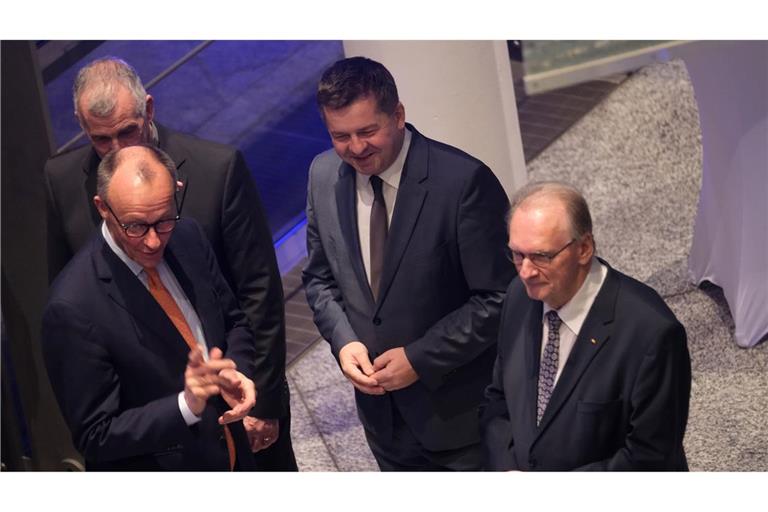 Merz sieht Grund für Zuversicht.