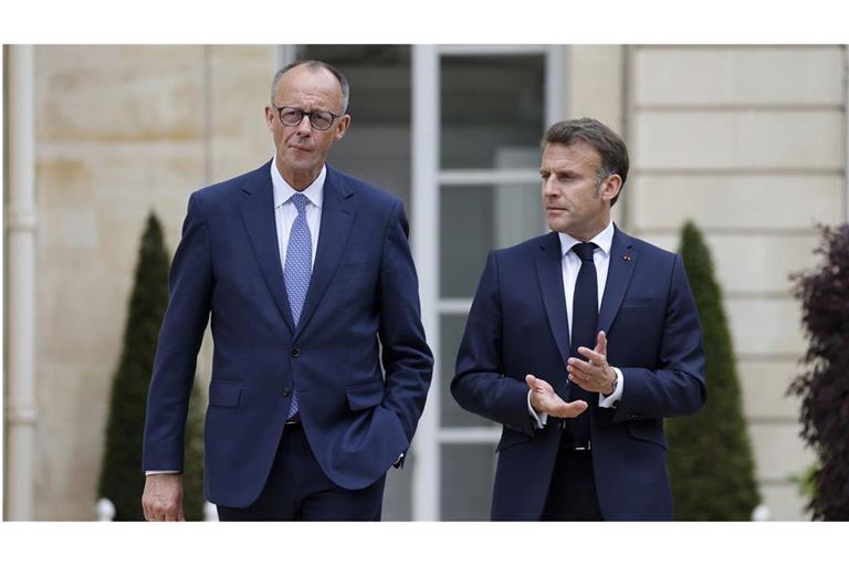 Merz und Macron sind vor dem Nato-Gipfel entschlossen, Europa zu verteidigen. (Archivbild)