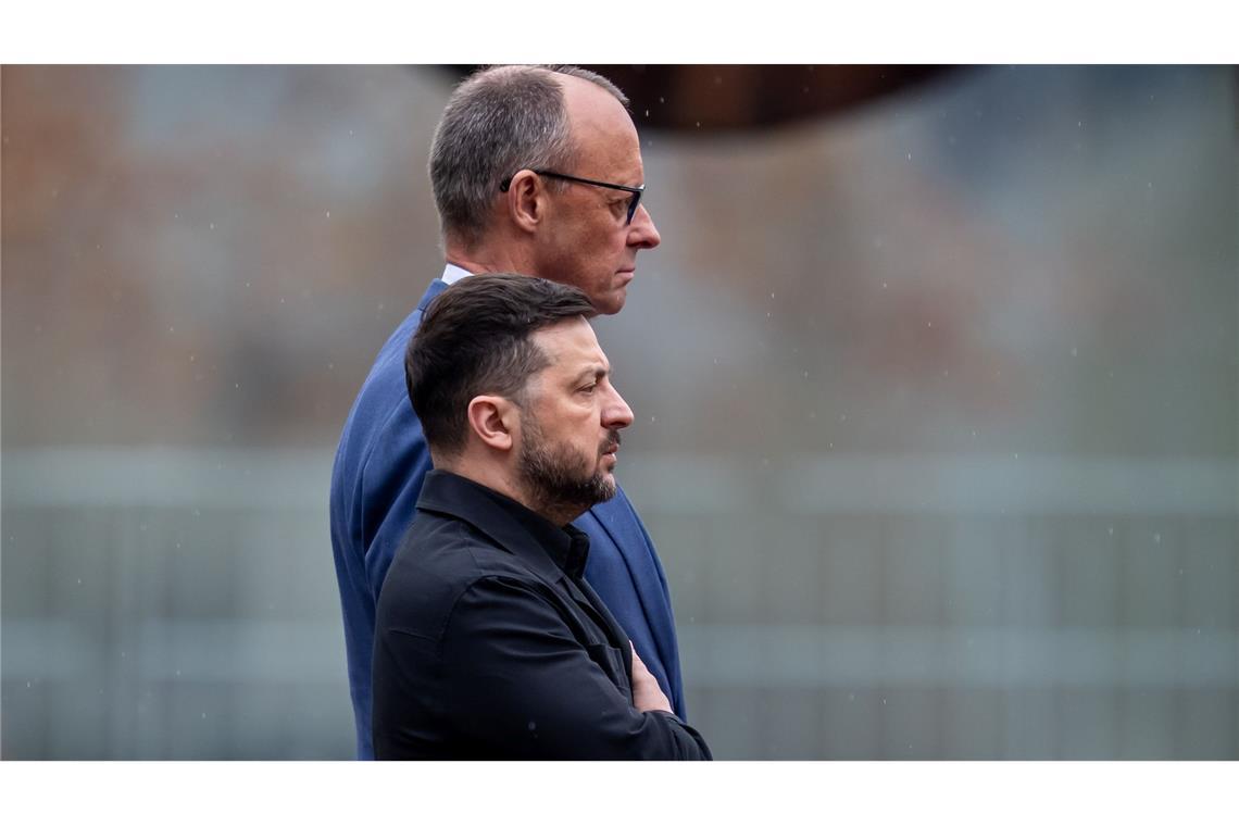 Merz und Selenskyj waren sich bei den Regierungskonsultationen in den meisten Punkten einig.