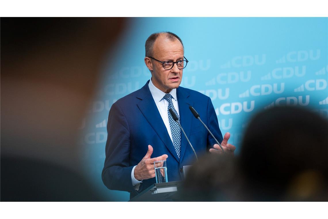 Merz verteidigte seine Worte zum "Stadtbild" am Montag.