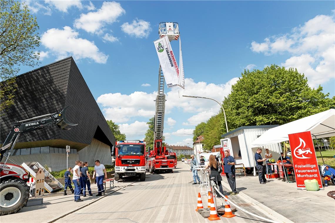 Messe Murrhardt: Feuerwehr Murrhardt präsentiert sich. 