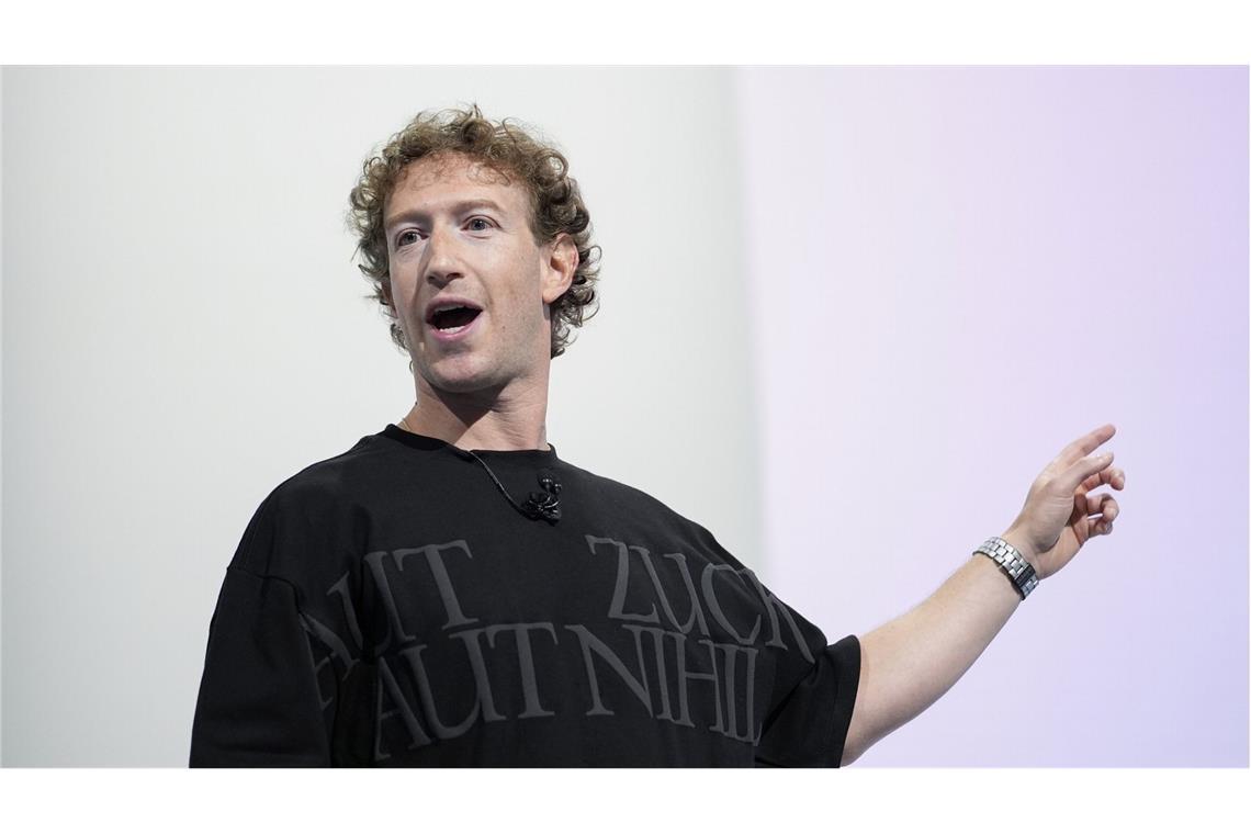 Meta-Konzern beendet Faktencheck-Programm Meta-Chef Zuckerberg kündigt Änderungen der Richtlinien des Konzerns an. (Archivbild)
