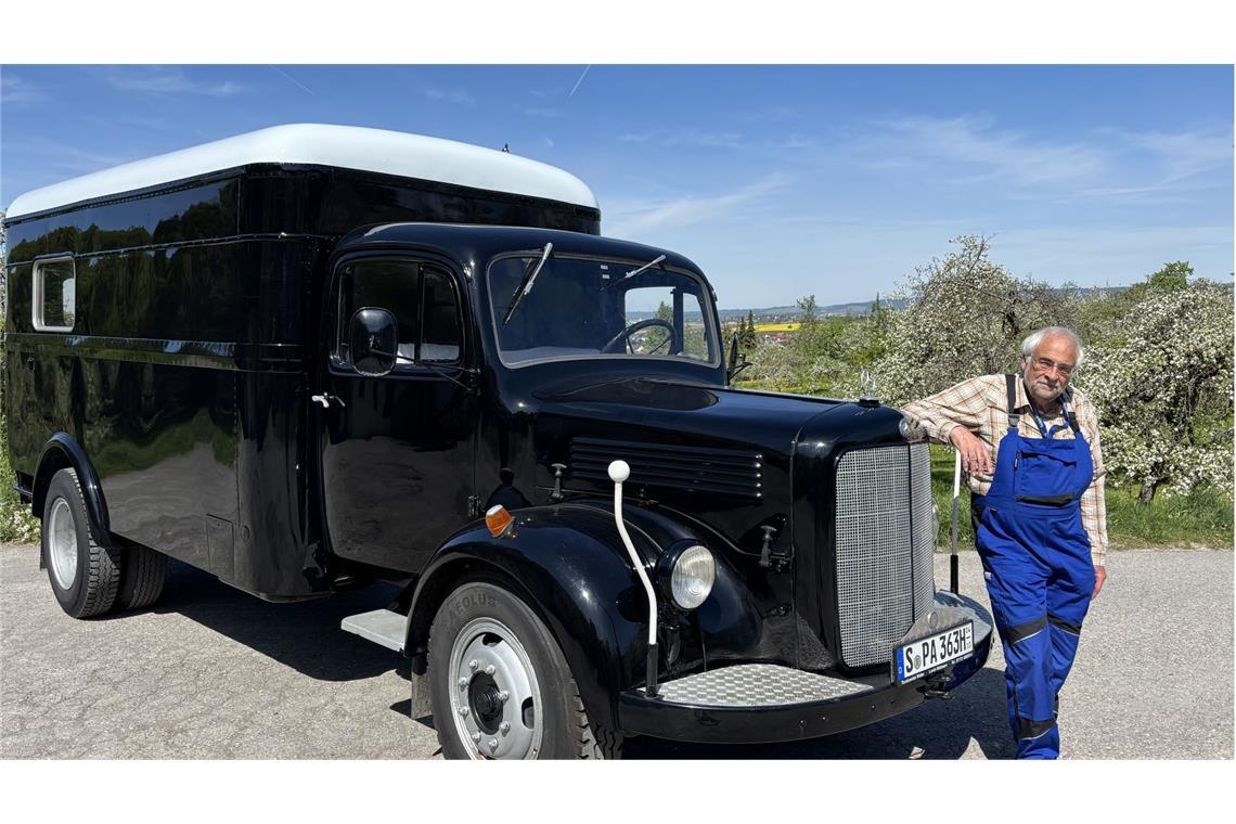 Michael Wider mit dem L 312.