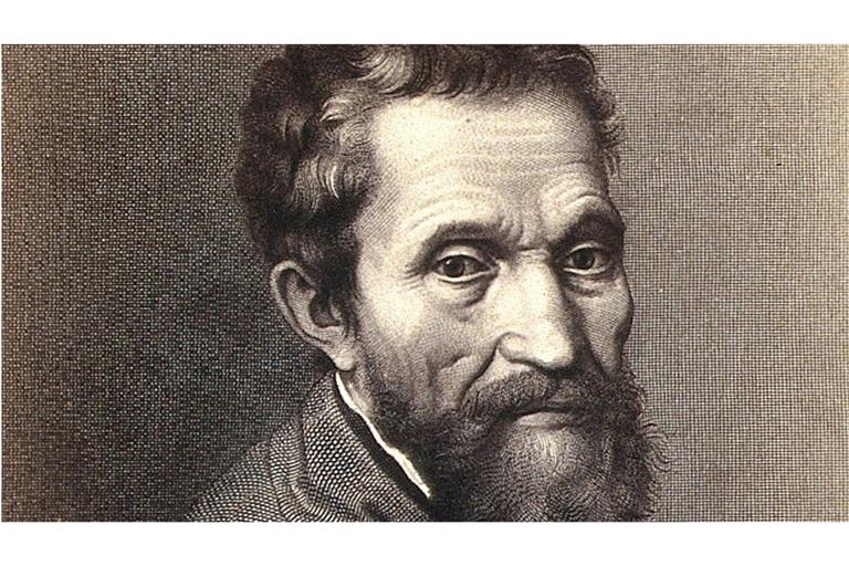 Michelangelo Buonarroti: Maler, Bildhauer, Architekt und Dichter, ein Pessimist von unbändiger Schaffenskraft, ein Freidenker und doch von tiefer, geistvoller Frömmigkeit.