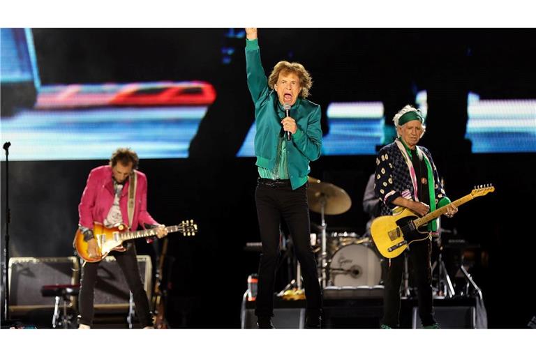 Mick Jagger und Co. ließen es nicht nur auf der Bühne krachen, sondern auch auf der Straße. (Archivbild)