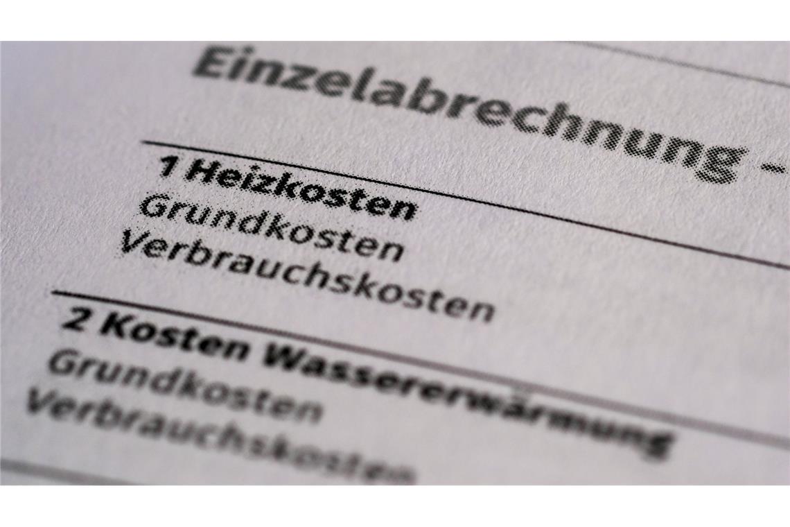 Mietervereine melden weiter viele Anfragen wegen Nachforderungen von Heizkosten. (Symbolbild)