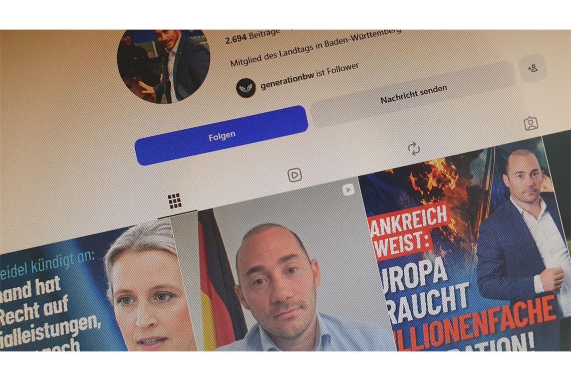 Miguel Klauß gilt als einer der reichweitenstärksten AfD-Politiker. 