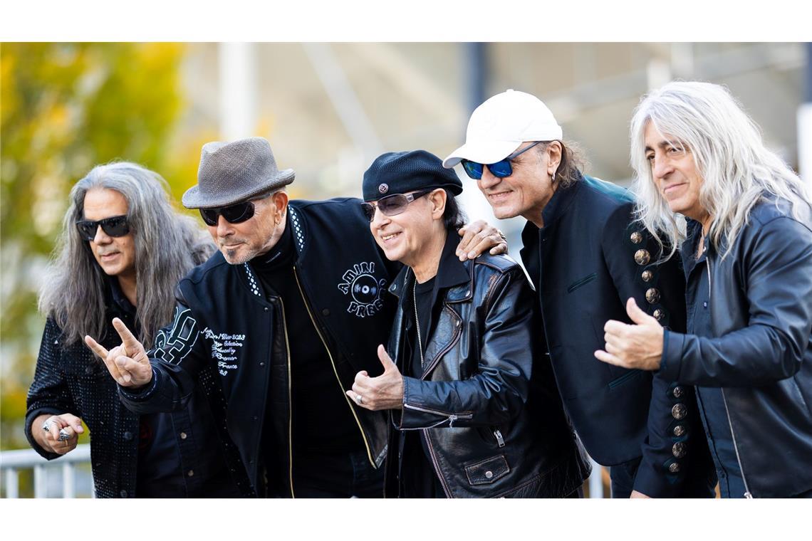 Scorpions-Drummer Mikkey Dee: Verbrachte Feiertage in Klinik Mikkey Dee, hier rechts im Bild, mit den Scorpions.