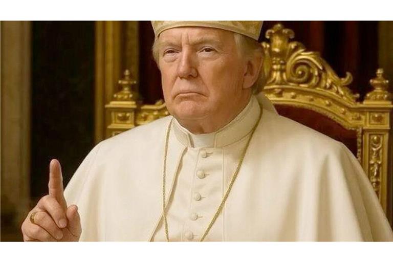 Milliardär, Medienmogul, Präsident  – und bald auch noch Papst? Für Donald Trump scheint kein Berg zu hoch, keine Schlucht zu tief und kein Irrsinn zu abwegig, um seiner Egomanie  freien Lauf zu lassen.