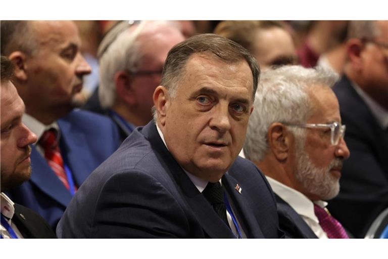 Milorad Dodik, der Präsident der Republika Srpska, stimmt sich regelmäßig mit Wladimir Putin ab.