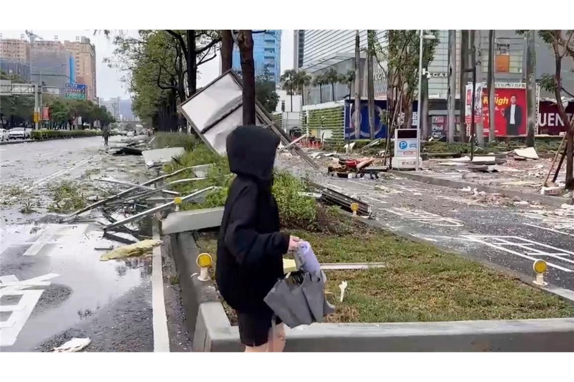 Mehrere Tote bei Kaufhaus-Explosion in Taiwan Mindestens vier Menschen starben bei der Explosion.