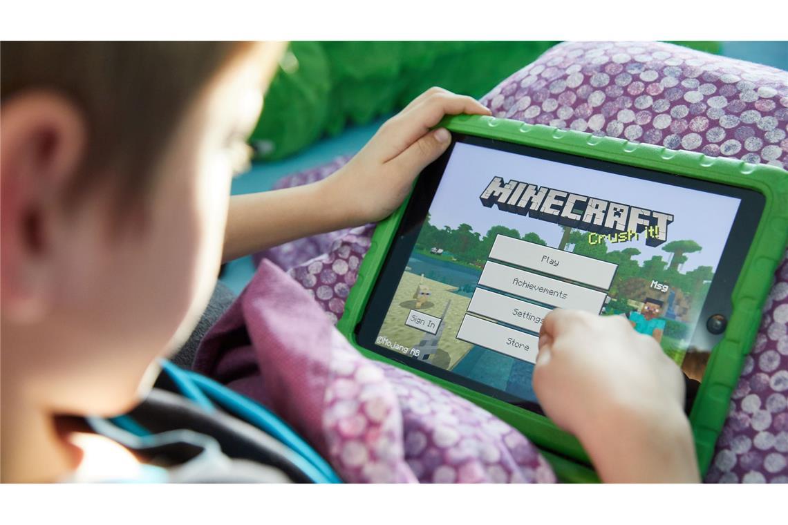 Handwerk will junge Leute bei Onlinespiel Minecraft gewinnen Minecraft ist vor allem bei jungen Menschen sehr beliebt. (Archivbild)