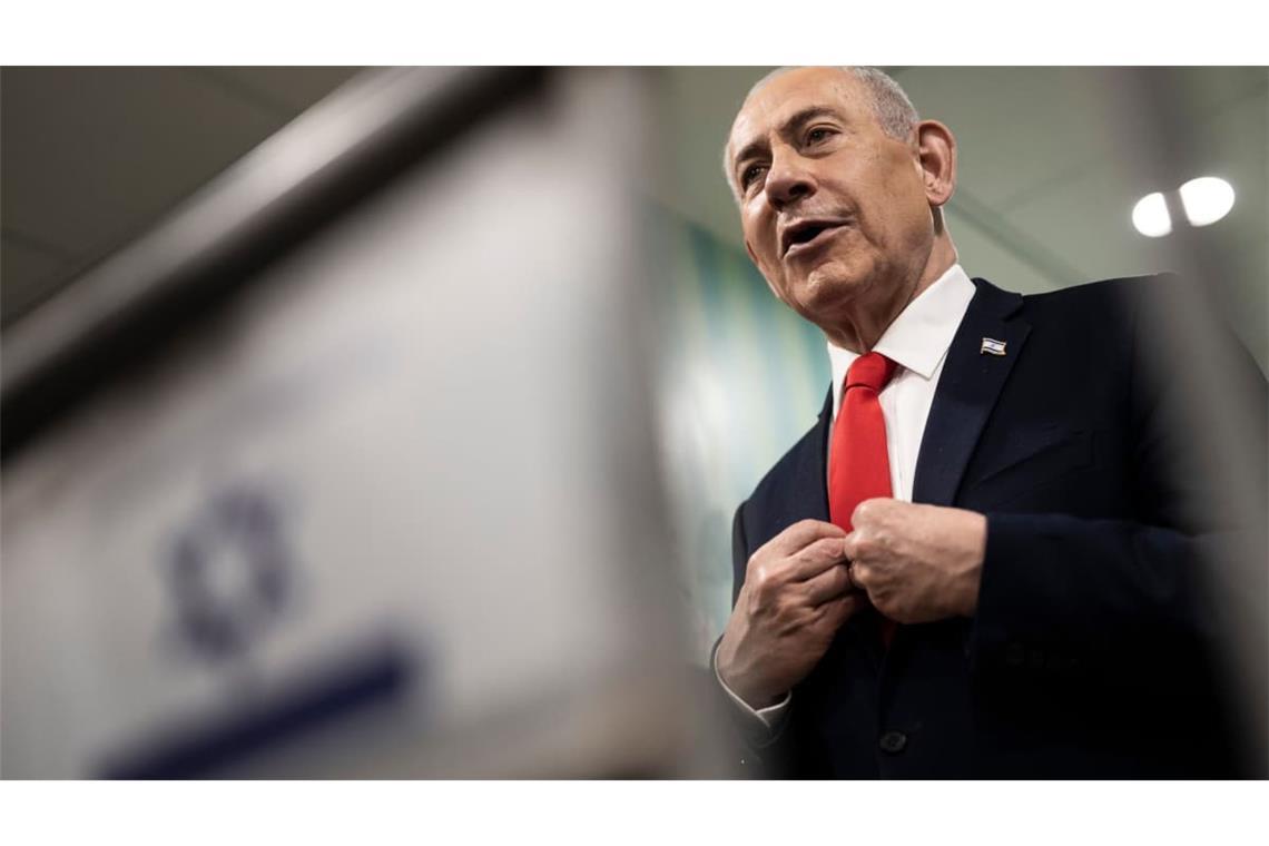 Ministerpräsident Benjamin Netanjahu: Laut Prognosen liegt die Likud-Partei bei der Wahl in Israel vorn.
